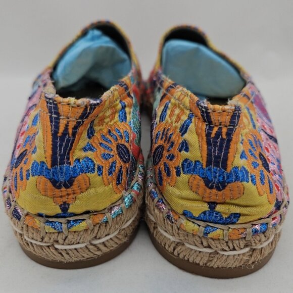 Prada Multicolor Floral Brocade Jacquard 20mm Espadrille EU 39 (US 8.5) - Picture 4 of 12
